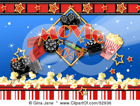 movie night background clipart popcorn adventure dvd stars weekend movies its film church tickets royalty once yes again staff march
