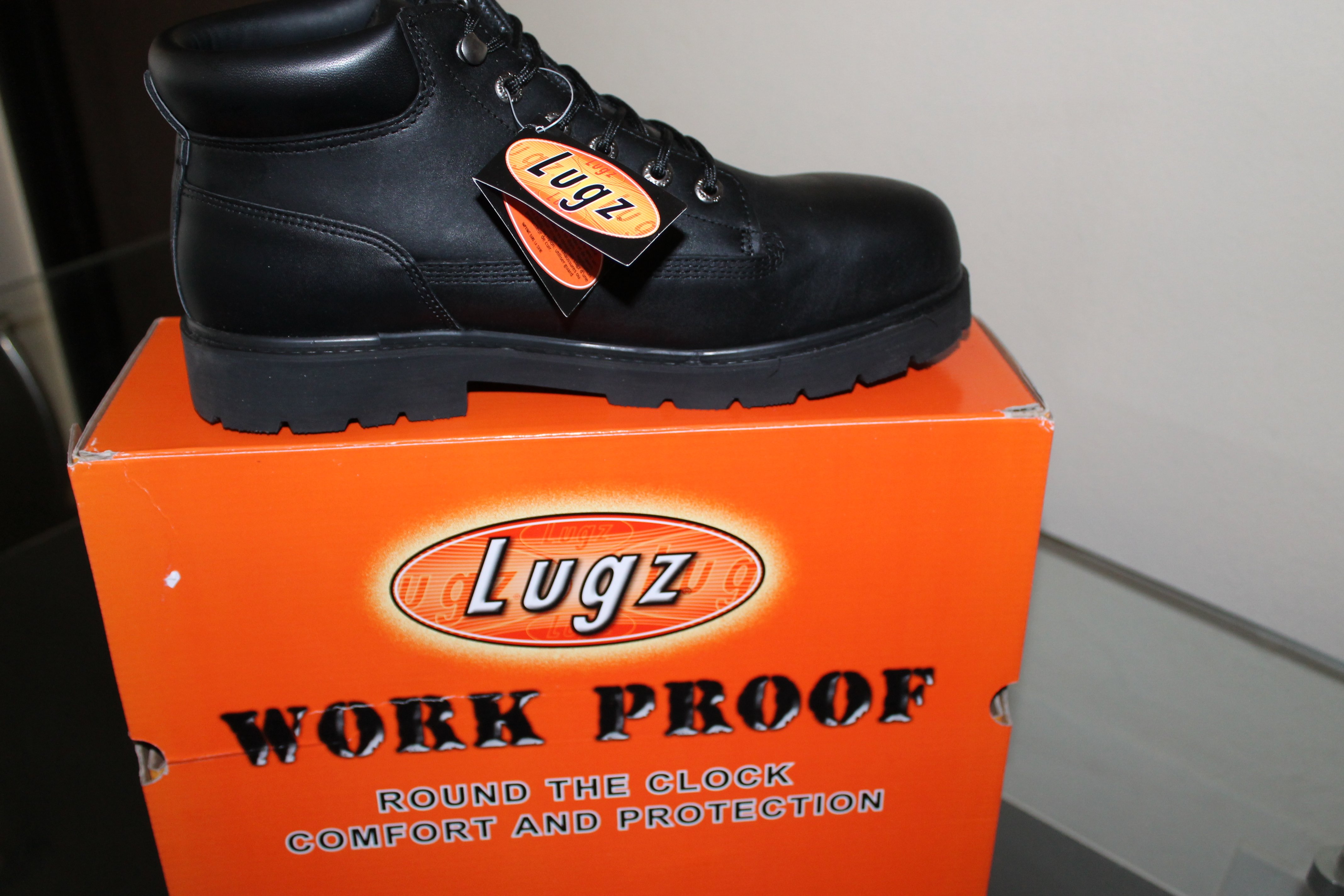 lugz steel toe boots