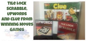 Tile Lock Scrabble, Upwords and Clue from Winning Moves Games