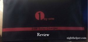 1byone 24w solar charger