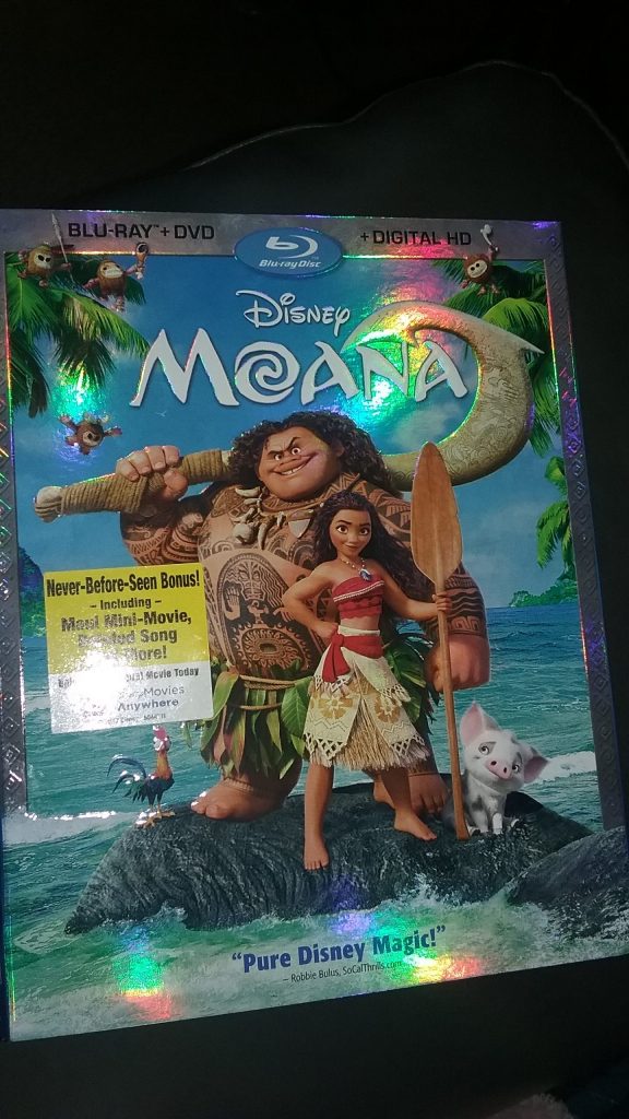 Disney MOANA Blu-Ray + DVD Digital HD Will Be Released Tuesday March ...