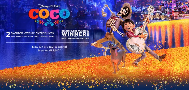 Disney PIXAR's Coco Now On 4K Ultra HD, Blu-ray & Digital, - Night Helper