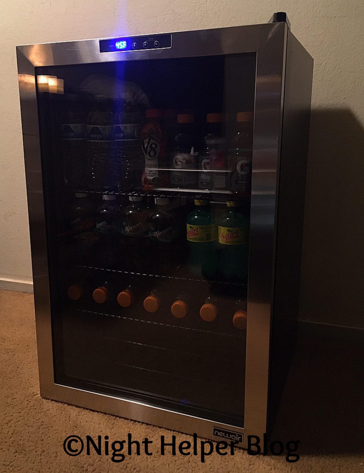 Review Of The NewAir 160Can Free Standing Beverage Fridge Night Helper