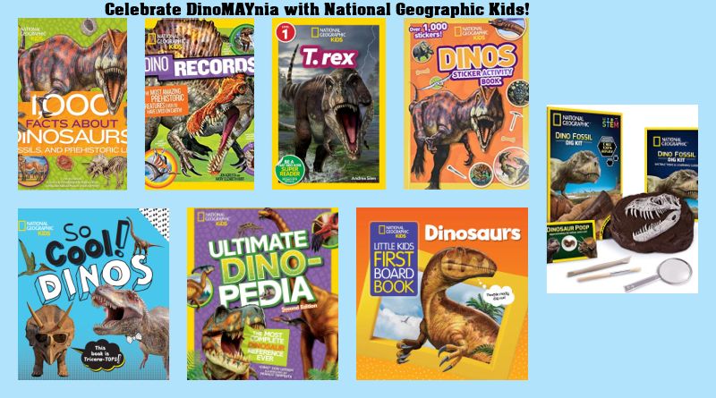 Celebrate International Dinosaur Day on May 17th with DinoMAYnia, presented by National Geographic Kids!