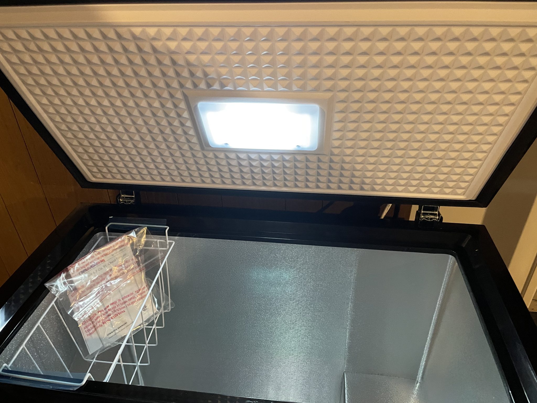 Newair 6.7 Cu. Ft. Compact Chest Freezer in Black with Digital