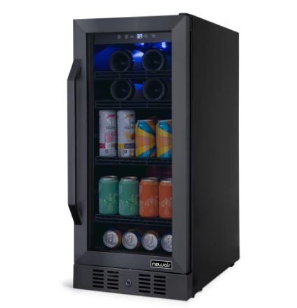 Newair New 15” FlipShelf Wine and Beverage Refrigerator