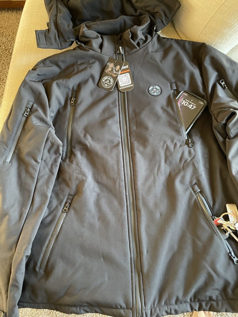iHood Men's Heated Jacket with 12V QC3.0 Battery, The Perfect Outdoor ...