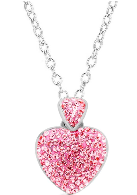 Pink Heart Necklace