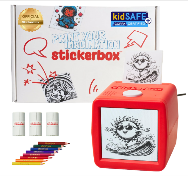 Hapiko Stickerbox AI Voice Powered Mini Sticker Maker
